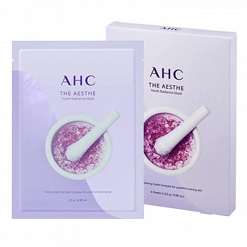 Омолаживающая тканевая маска 4шт The Aesthe Youth Radiance Mask 4ea