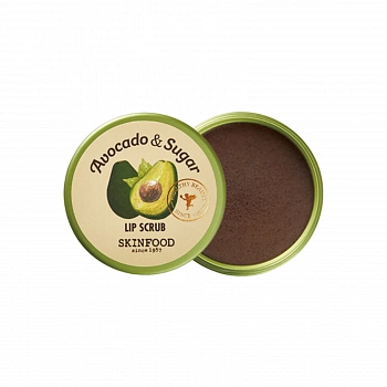 Сахарный скраб для губ с маслом авокадо Avocado & Sugar Lip Scrub