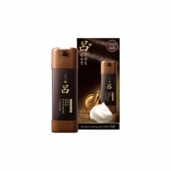 Премиум пенообразная крем-краска для волос оттенок 4.0 темно-коричневый Premium Bubble Type Dye Cream 4.0 Deep Brown