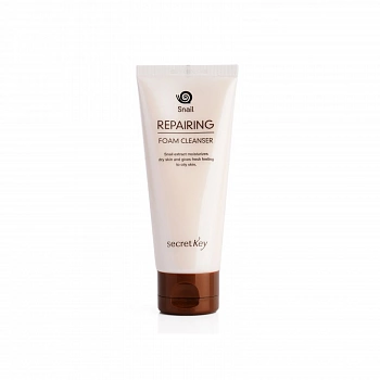 Пенка для умывания с муцином улитки Snail Repairing Foam Cleanser