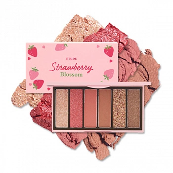 Палетка теней для век  (Цвет клубники) Play Color Eyes  Mini  (Strawberry Blossom)