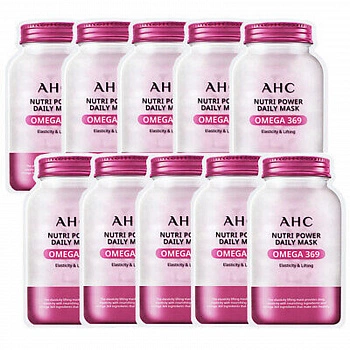 Ежедневная маска Омега 369  10шт Nutri Power Daily Mask Omega 369  Elasticity Lifting 10ea