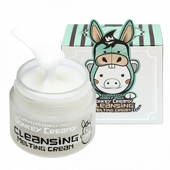 Очищающий сливочный крем для удаления загрязнений и макияжа Donkey Creamy Cleansing Melting Cream